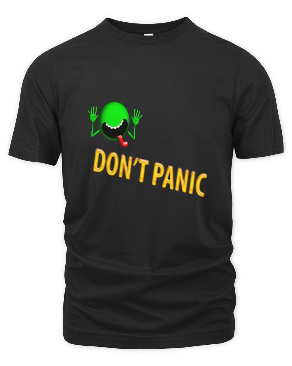 hitchhikers guide to the galaxy movie Don t panic Organic Unisex T-shirt