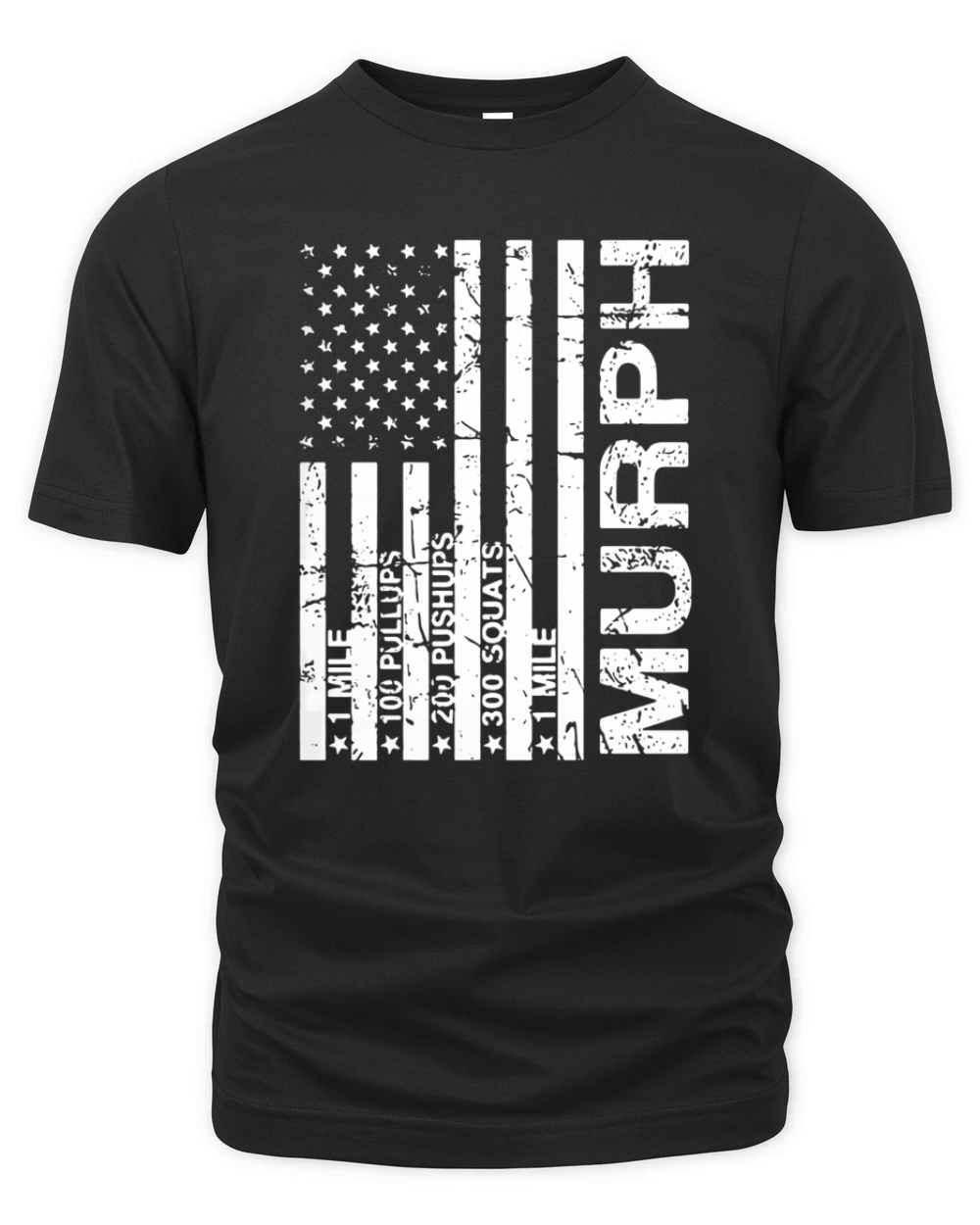Murph challenge 1 mile 100 pullups 200 pushups 300 squats 1 mile shirt Organic Unisex T-shirt