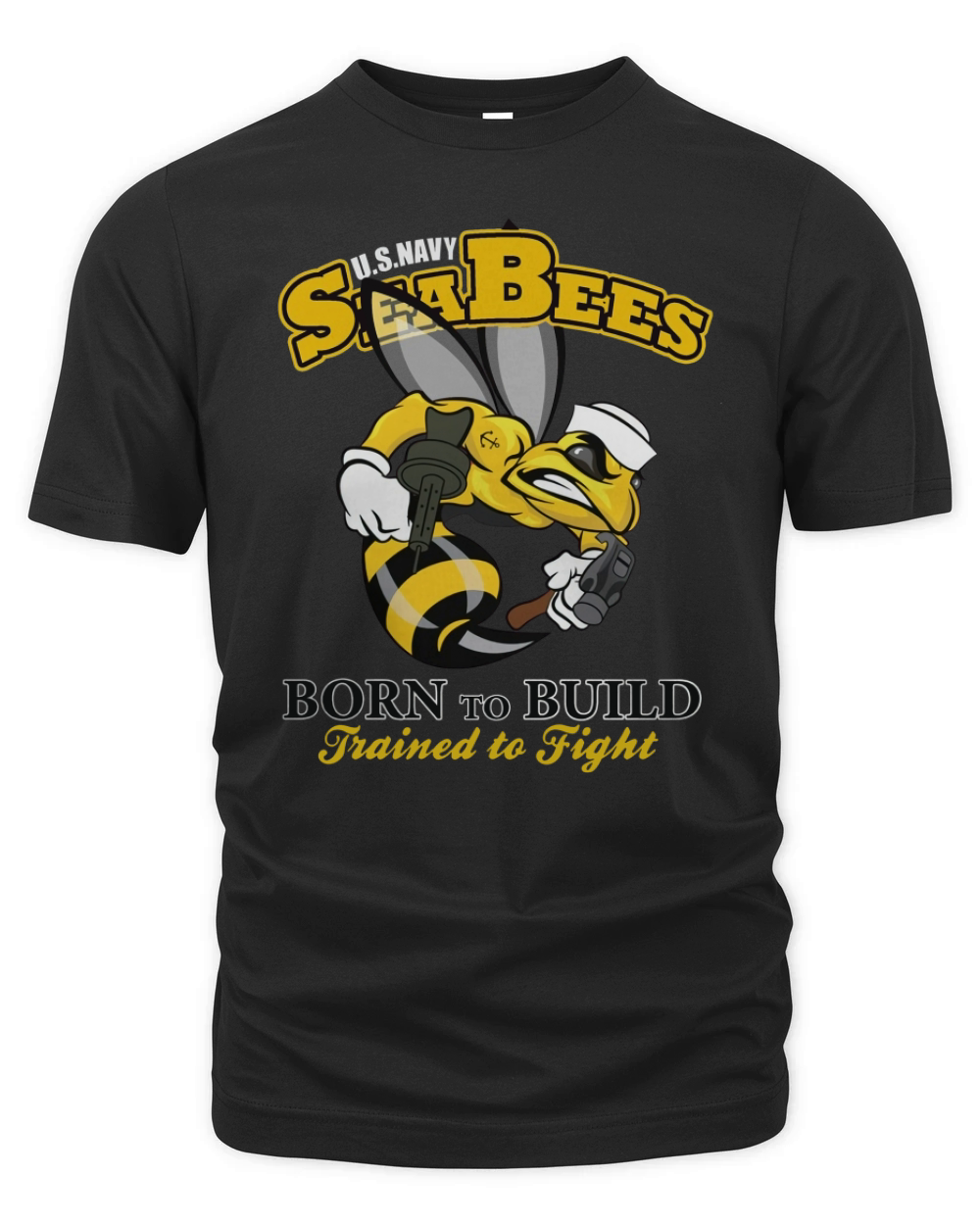 Navy Seabee Organic Unisex T-shirt