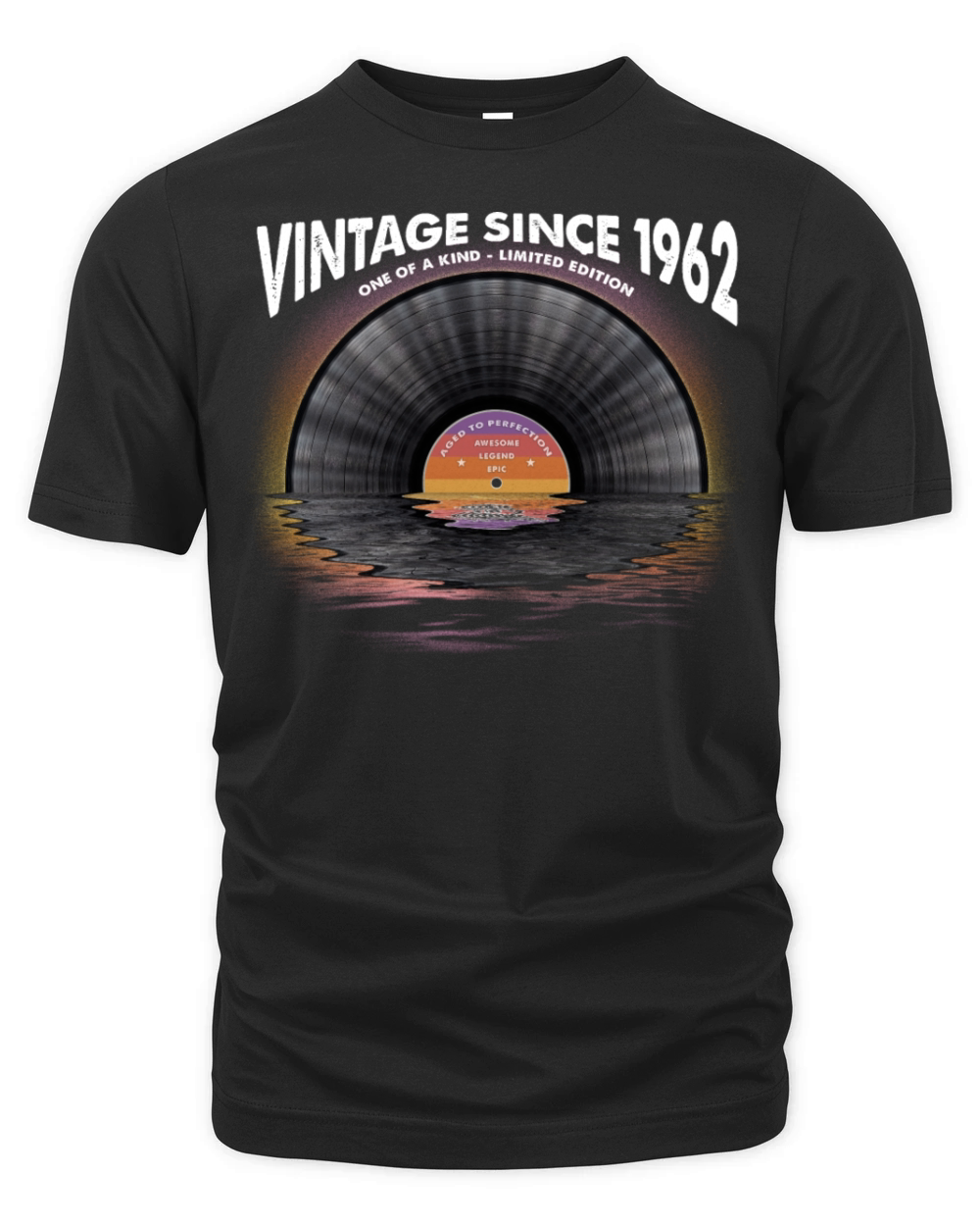 Vintage since 1962 Retro Disco Music Vintage Organic Unisex T-shirt