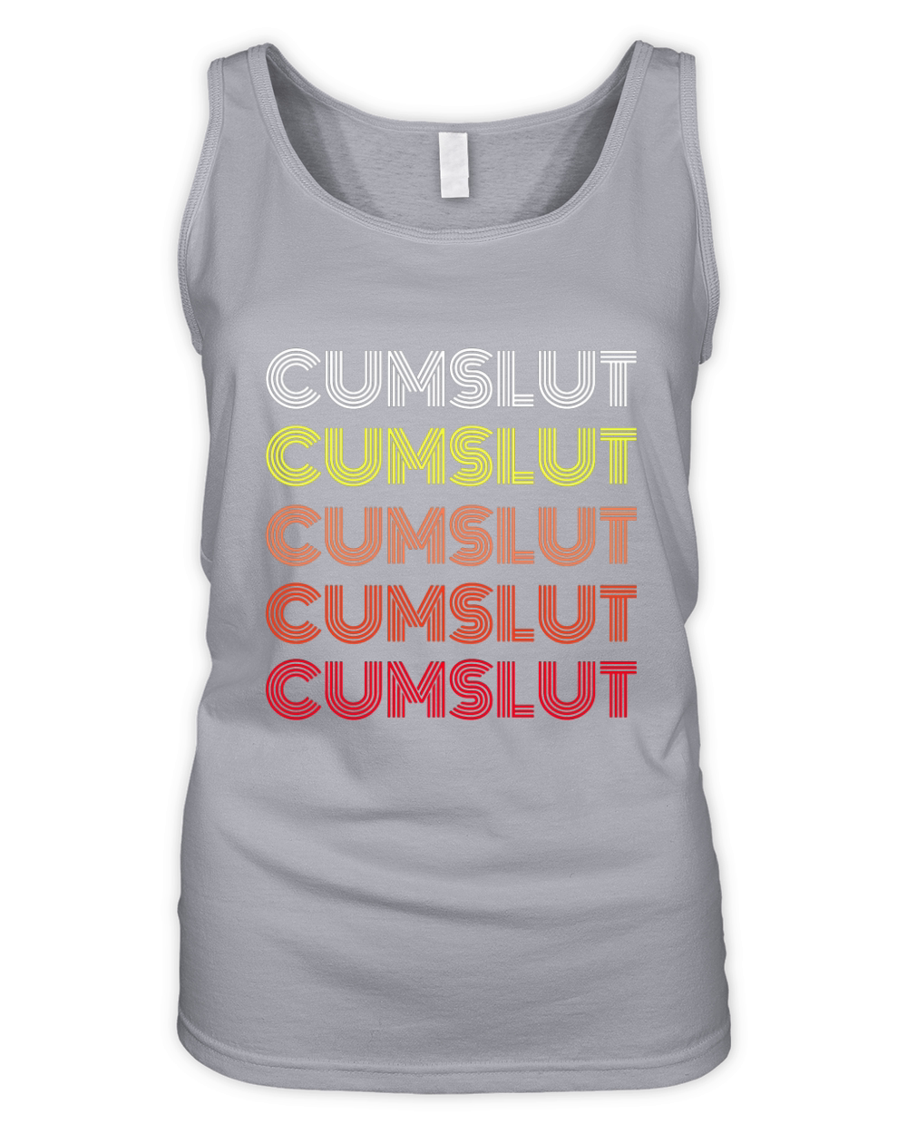 Vintage Style Cumslut Bukkake Wife Organic Women's Tank Top