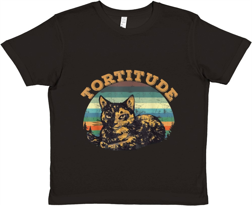 Tortitude cat torties are tortoiseshell kitty Premium Kids Crewneck T-shirt