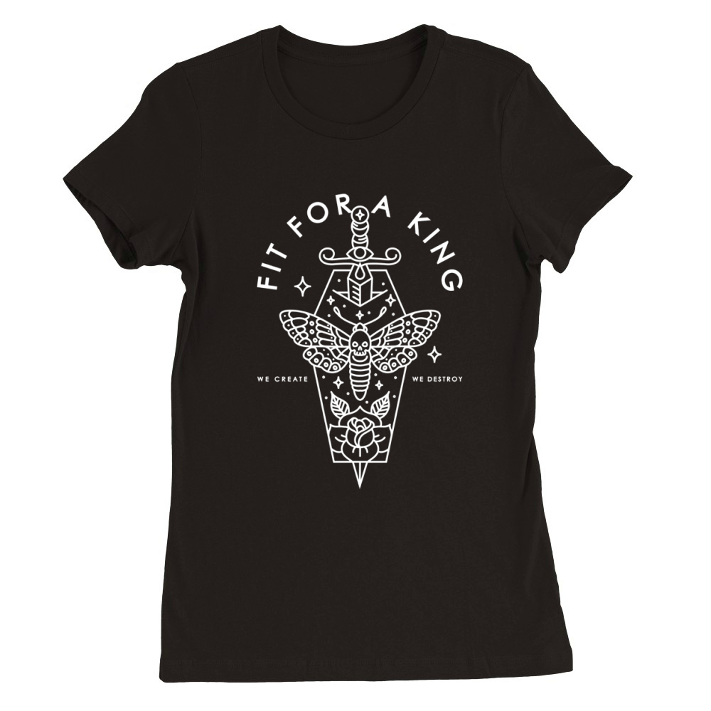 fit for a king Premium Womens Crewneck T-shirt
