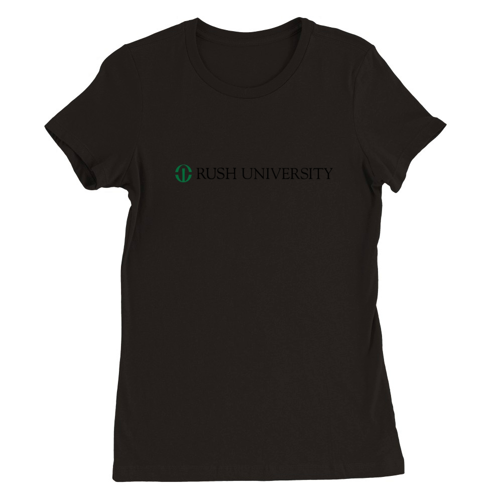 Simple Logo Rush University 2020 Premium Womens Crewneck T-shirt
