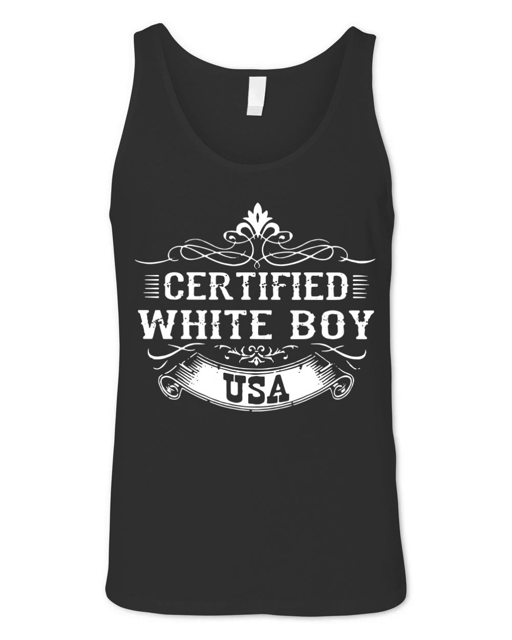 Certified whiteboy USA Unisex Jersey Tank