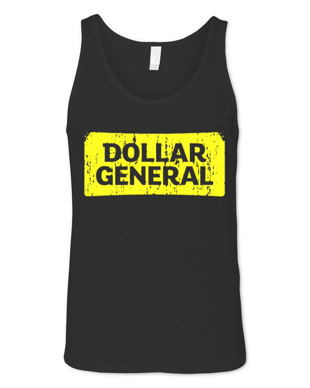 Dollar General Cool Grocery Store Pop Worn Look Unisex Jersey Tank