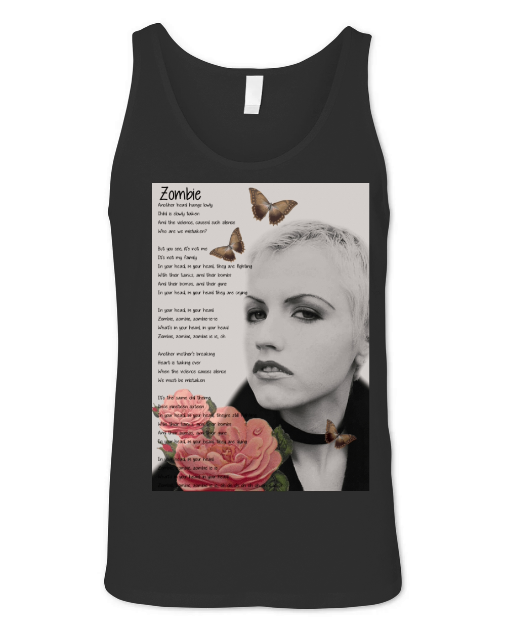 the Cranberries Zombie Unisex Jersey Tank