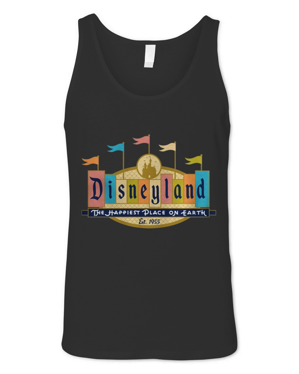 Vintage Disneyland Sign T-Shirt Unisex Jersey Tank