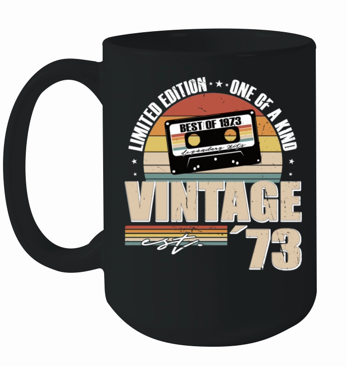 50th birthday vintage 1973 born in 1973 Ceramic Mug