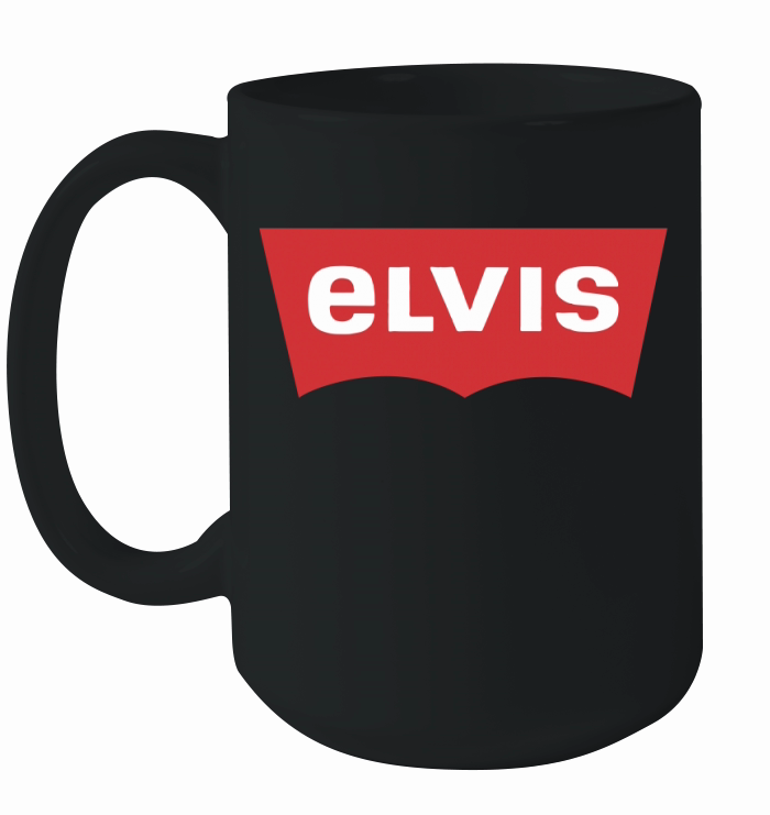 Elvis - Levis Style Logo TShirt Ceramic Mug