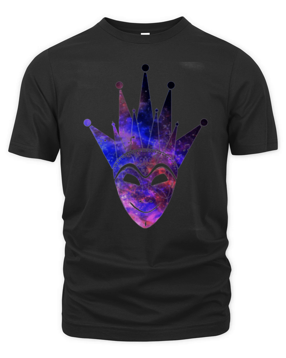Boris Brejcha Mask Logo Galaxy Nebula Organic Unisex T-shirt