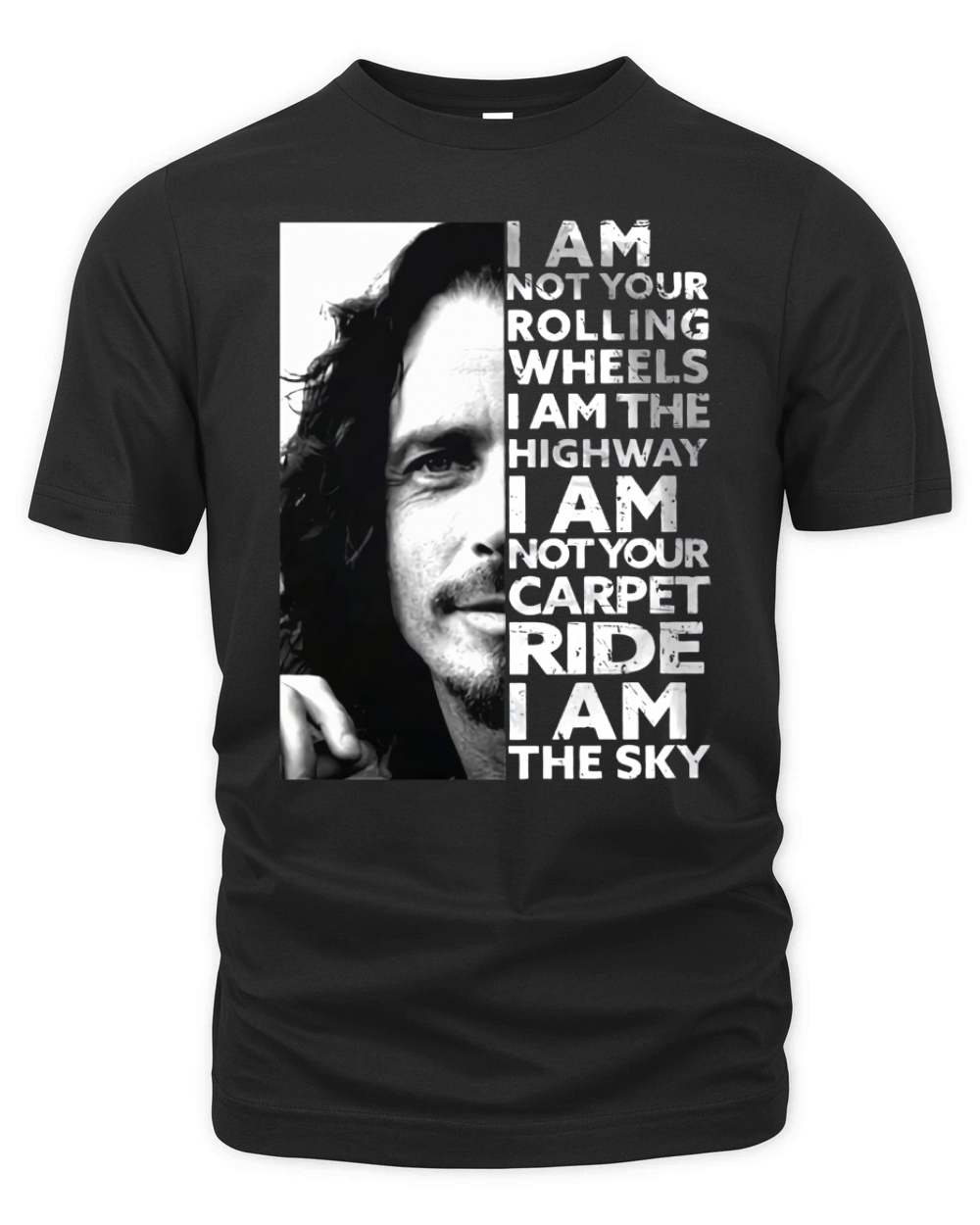 Chris Cornell I am not your rolling wheels I am the highway Organic Unisex T-shirt