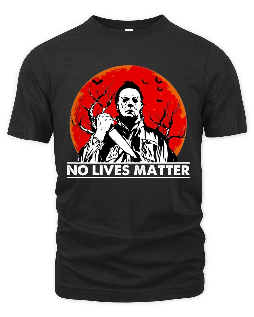 Michael Myers No Lives matter Halloween Organic Unisex T-shirt