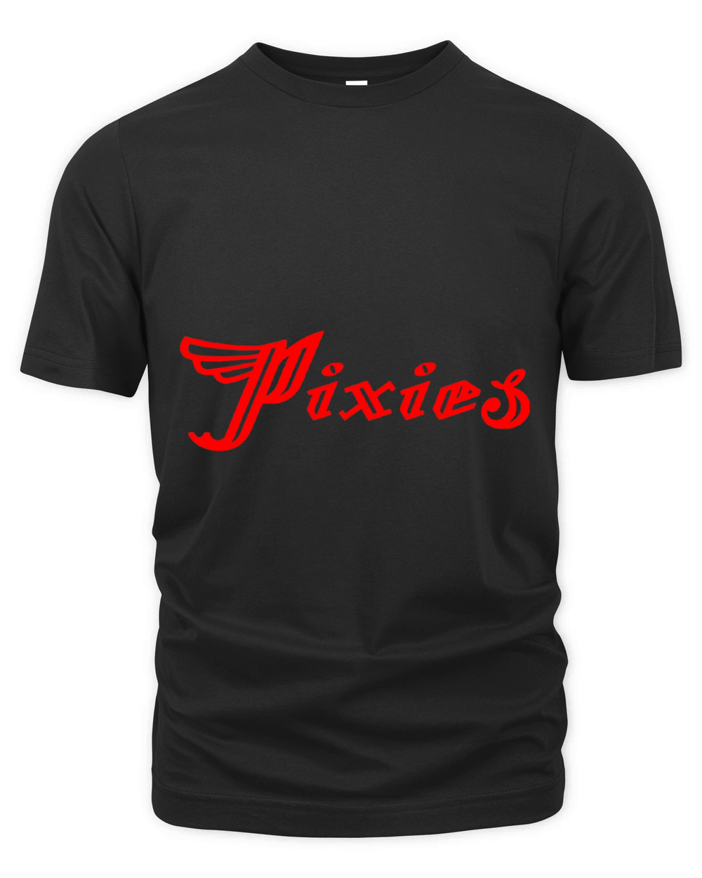 Pixies Band Logo Art Wing Red Organic Unisex T-shirt