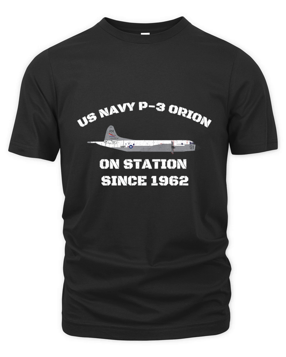 Us Navy P3 Orion On Station Since 1962 shirt Organic Unisex T-shirt