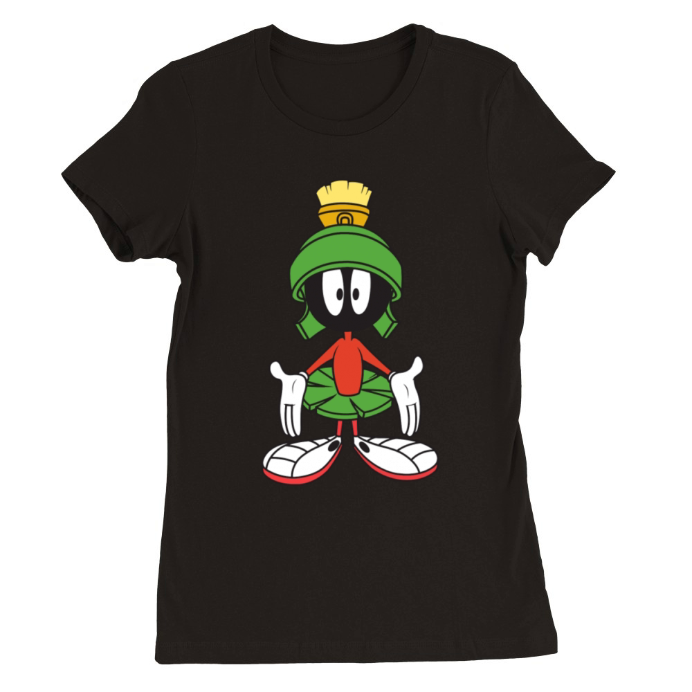 Marvin The Martian T-Shirt Premium Womens Crewneck T-shirt