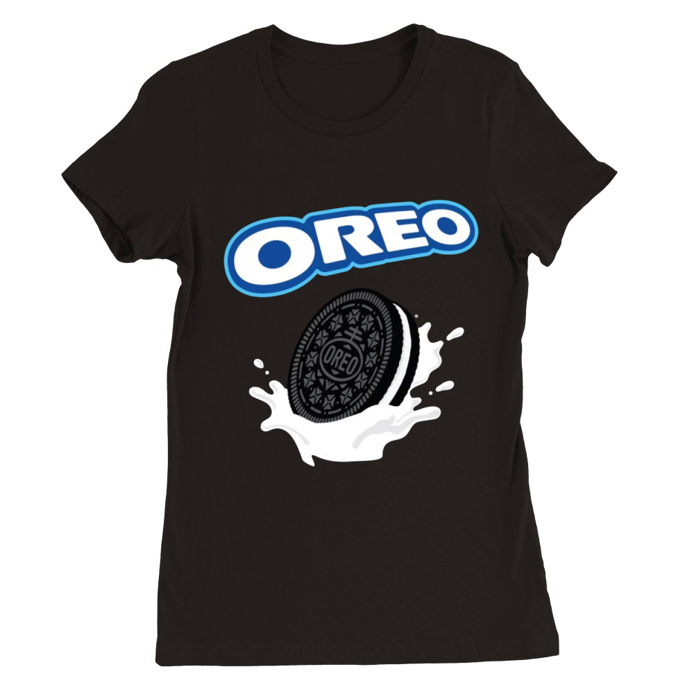 Oreo Logo with dunk Premium Womens Crewneck T-shirt