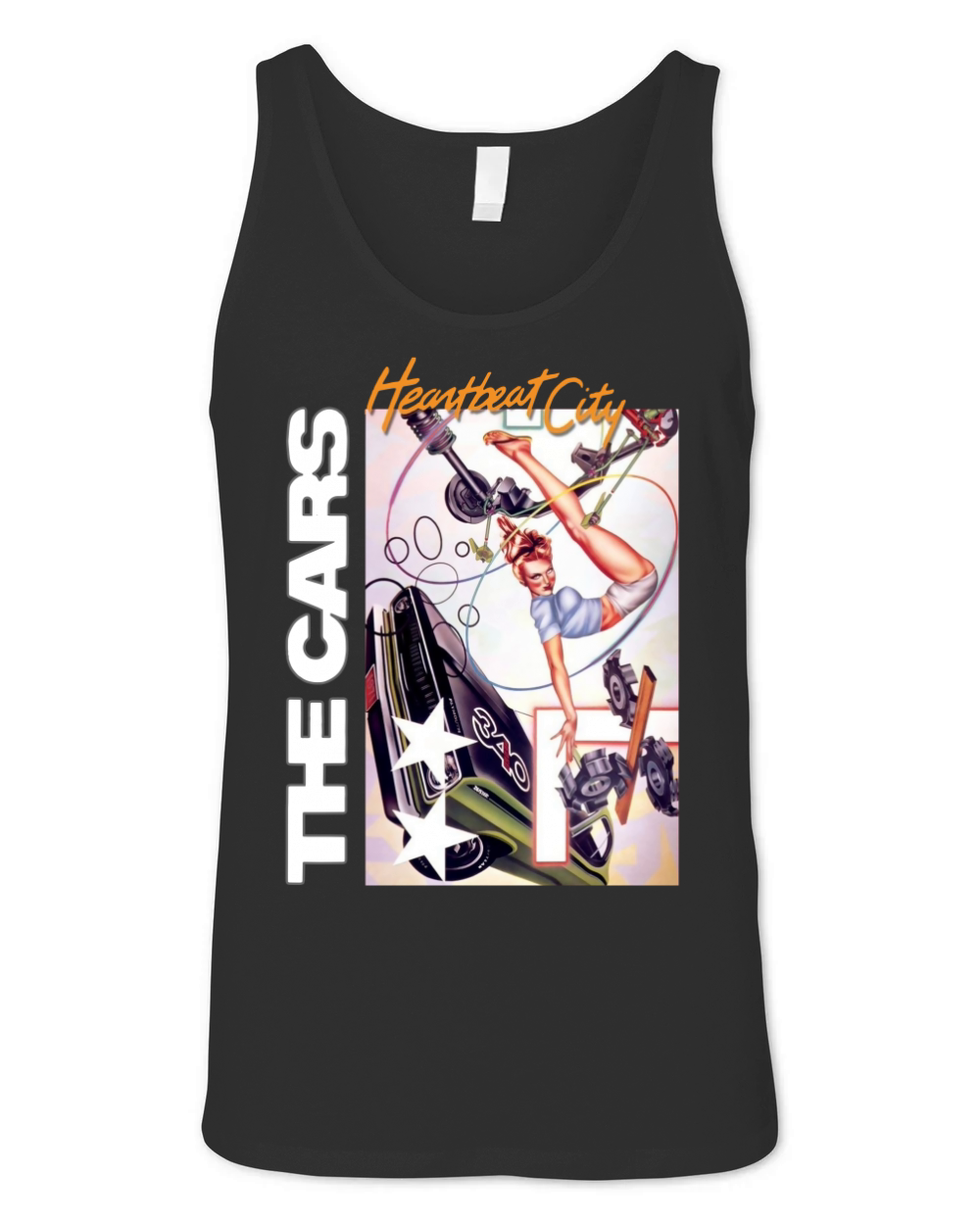 The Cars Heartbeat City Unisex Jersey Tank