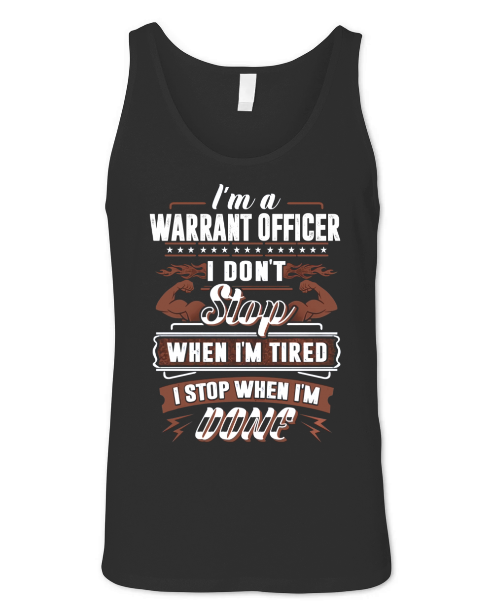 Warrant Officer Unisex Jersey Tank
