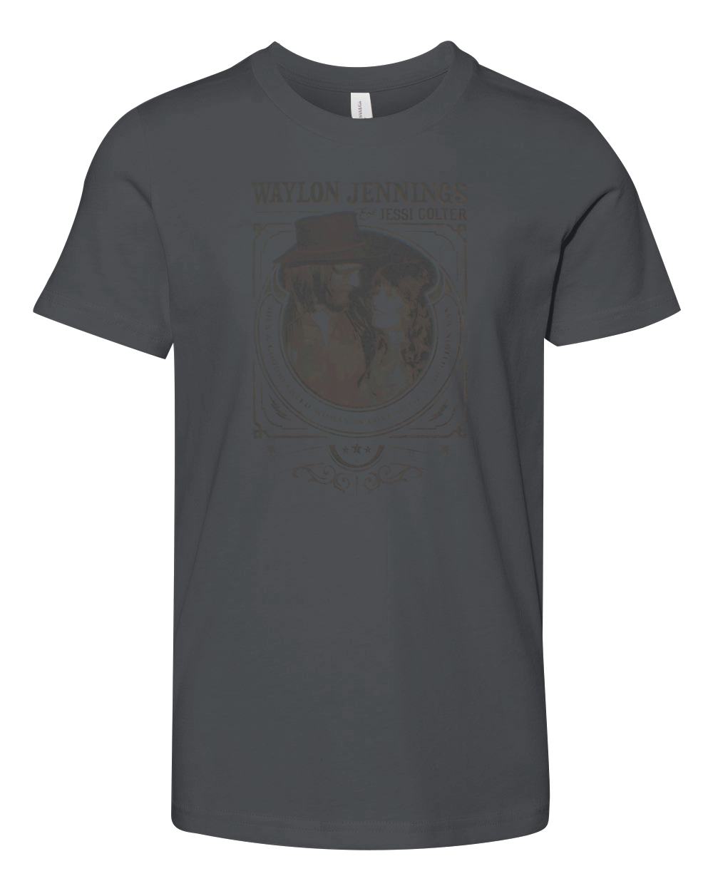 Waylon Jennings Youth Unisex Jersey Tee