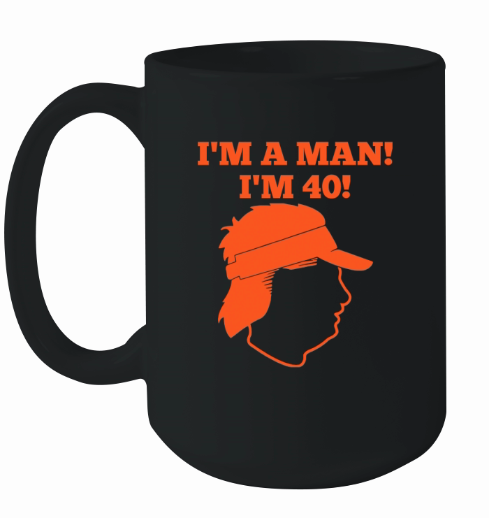 Mike Gundy I am a man I am 40 Ceramic Mug