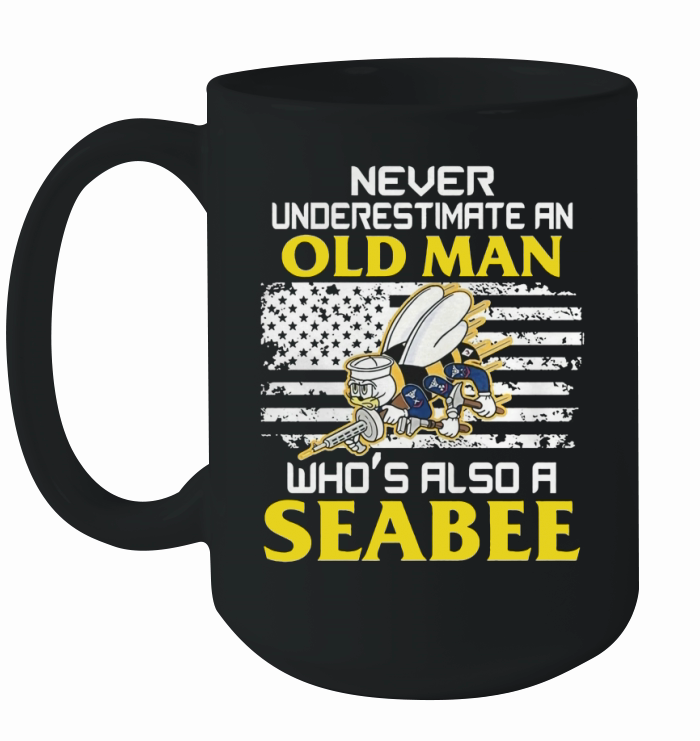 NAVY SEABEE VETERAN TSHIRT Ceramic Mug