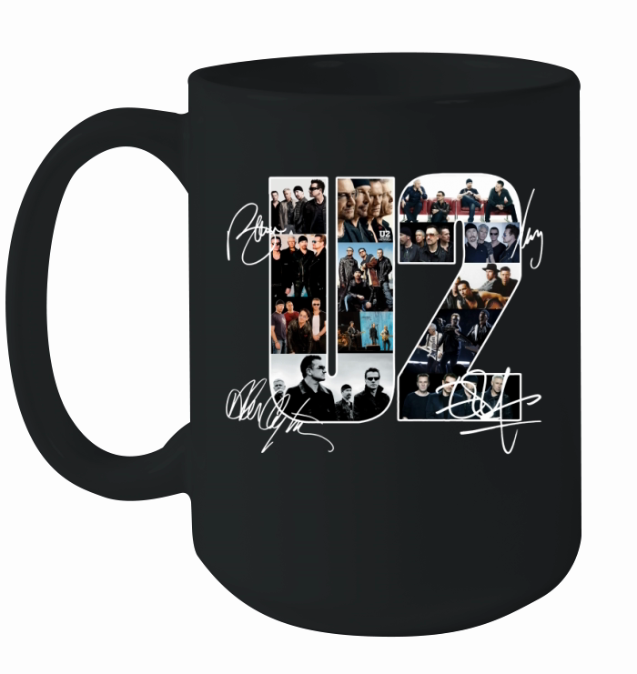 U2 Signatures shirt Ceramic Mug