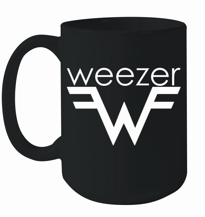 Vintage Weezer Rock Band Ceramic Mug