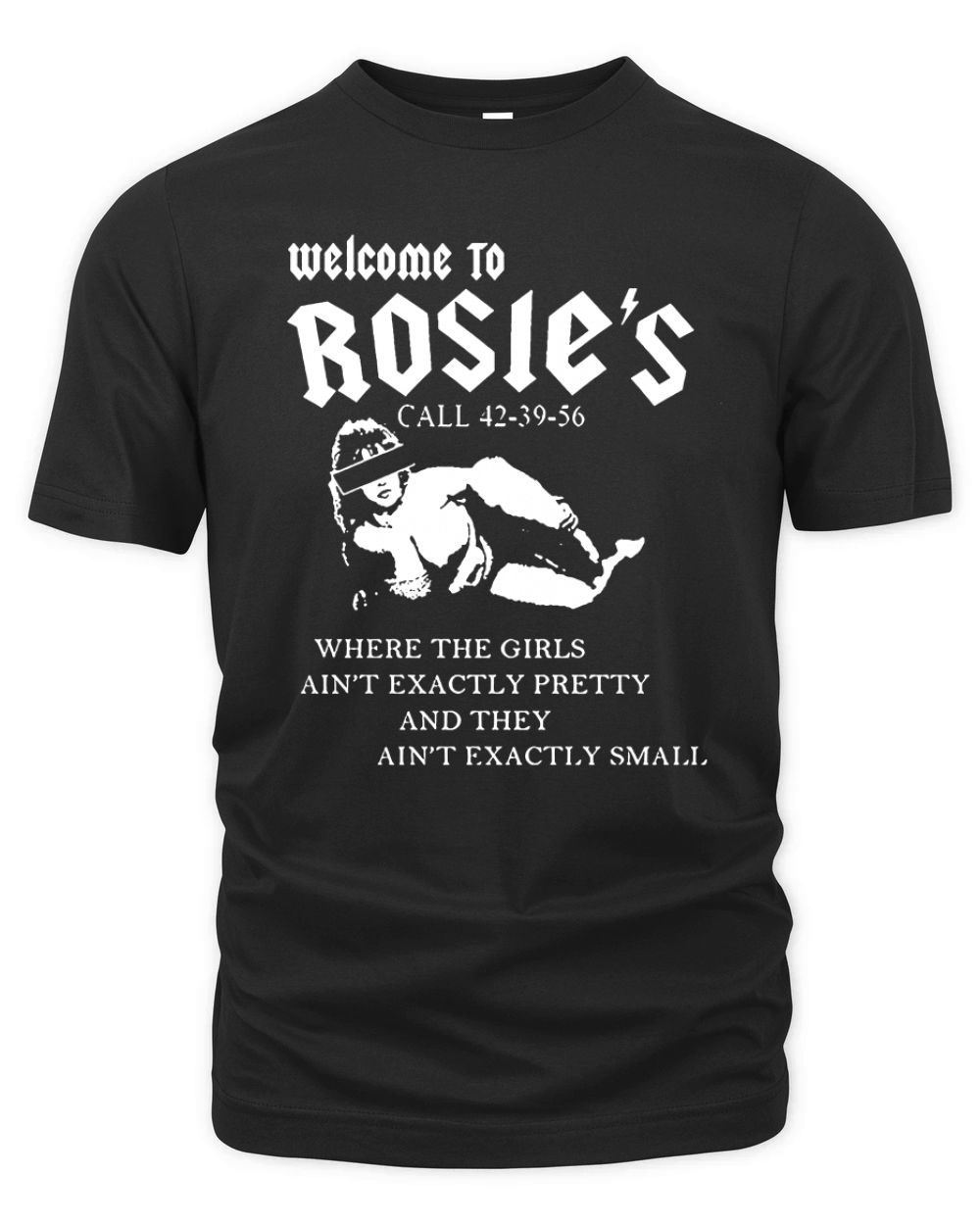 ACDC inspired Whole Lotta Rosie inspired Organic Unisex T-shirt