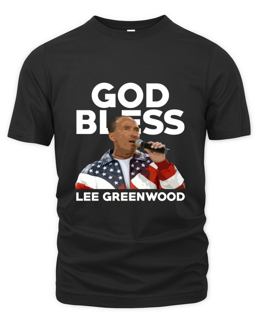 God Bless Lee Greenwood Country Music Singer Usa Legend Organic Unisex T-shirt