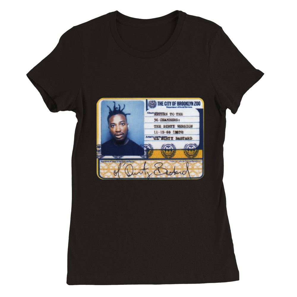 DunkShirt New Ol Dirty Bastard ODB Rap Hip Hop Premium Womens Crewneck T-shirt