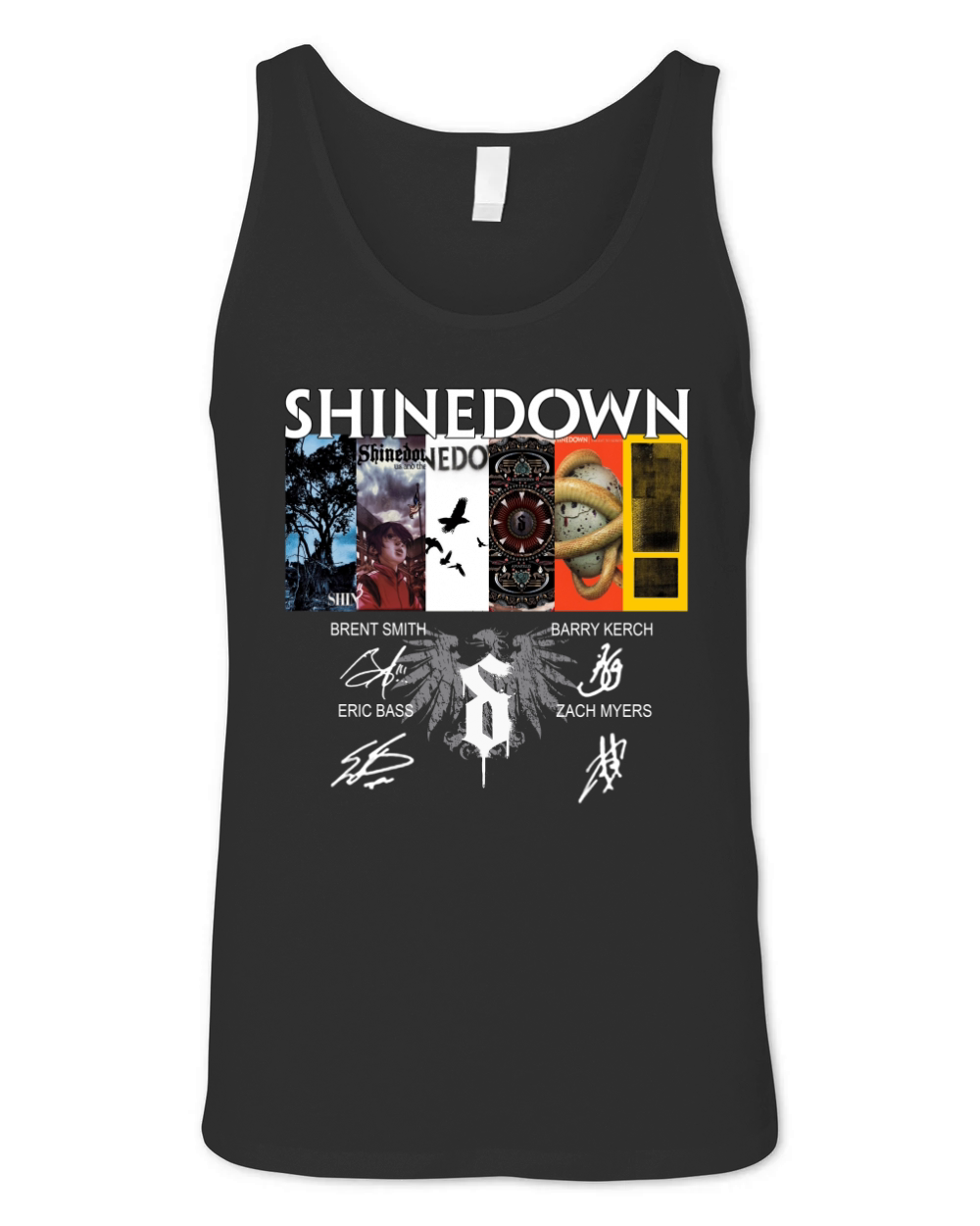 Shinedown 19th Anniversary 2001 2020 signature Unisex Jersey Tank