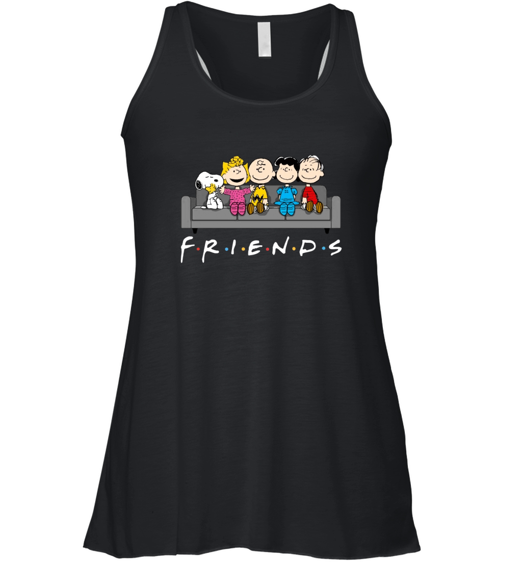 Snoopy Friends TV Show Women's Flowy Tank Top