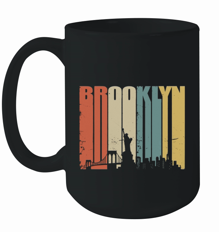 Brooklyn Shirt Vintage Brooklyn New York Tshirt Ceramic Mug
