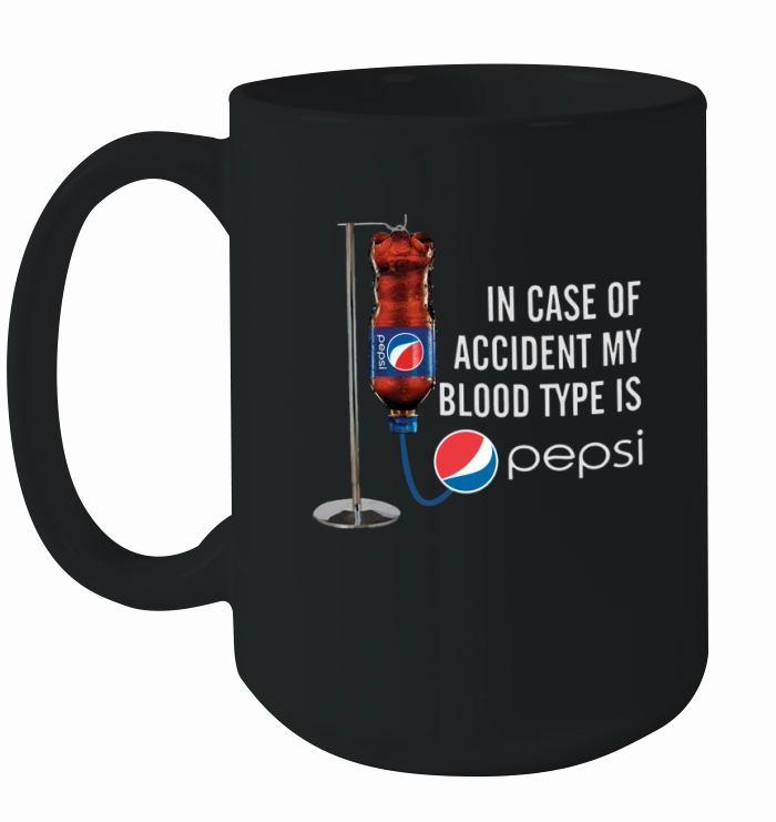 my blood type is pepsi Ceramic Mug