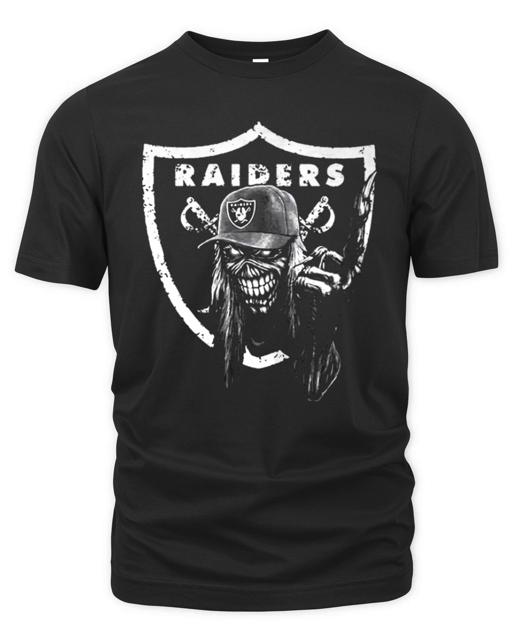 COOL RAIDERS SHIRT WITH EDDIE FROM IRON MAIDEN Organic Unisex T-shirt