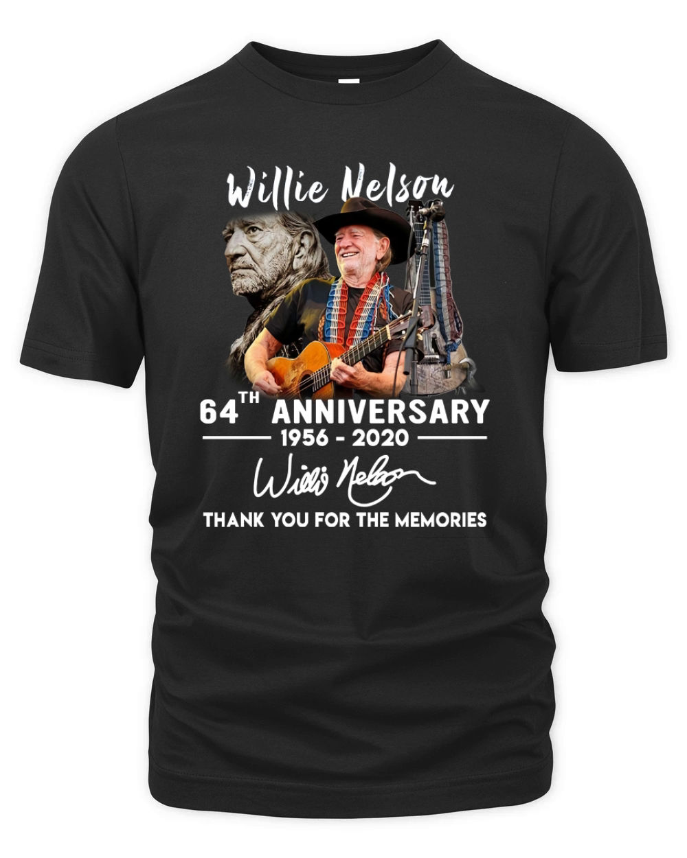 Willie Nelson Anniversary Organic Unisex T-shirt