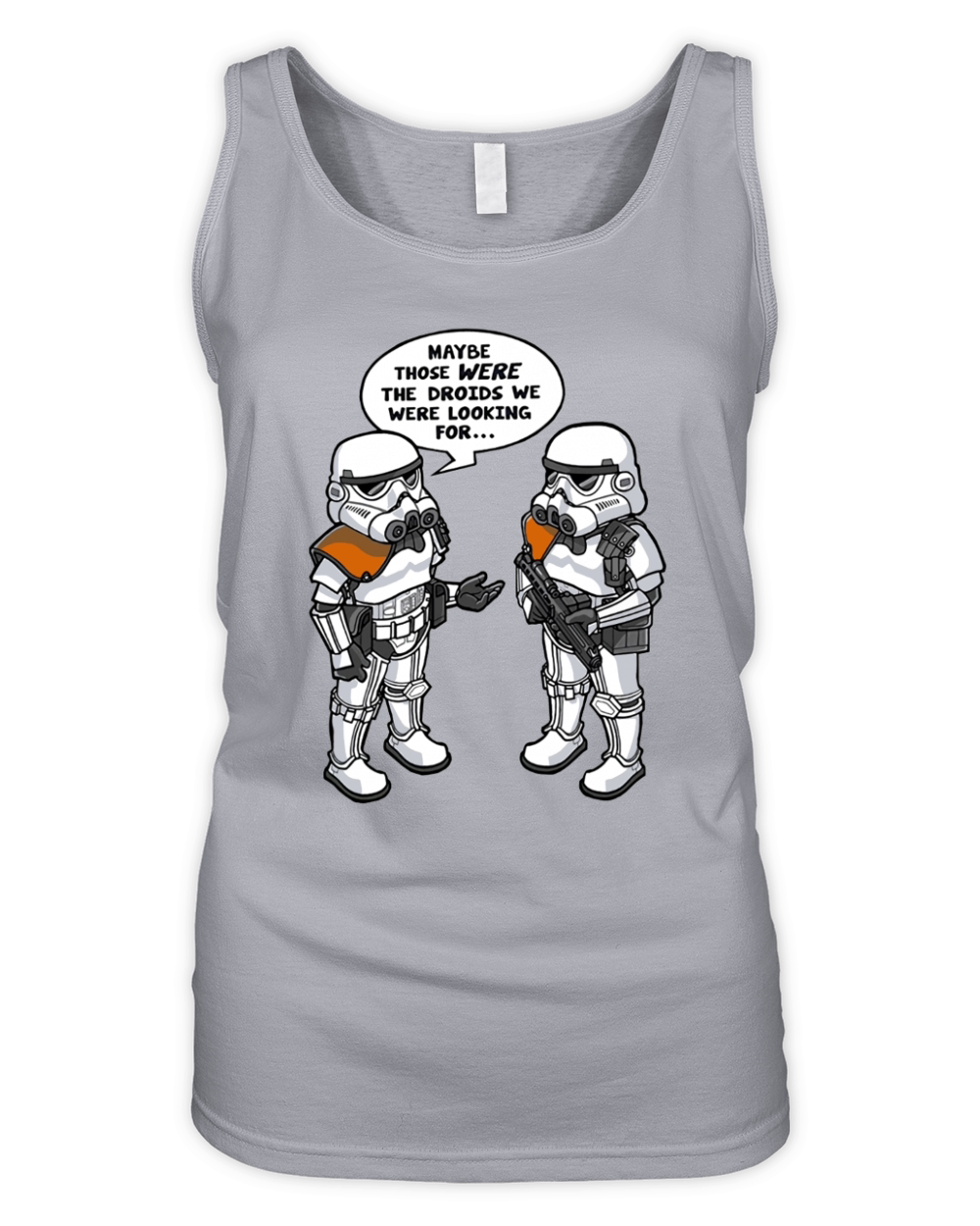 maybe those were the droids we were looking for Organic Women's Tank Top