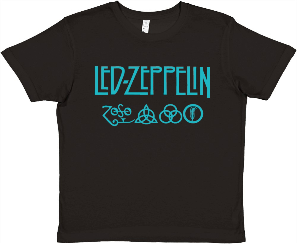 LED ZEPPELIN  CLASSIC ROCK BAND LEGEND Premium Kids Crewneck T-shirt
