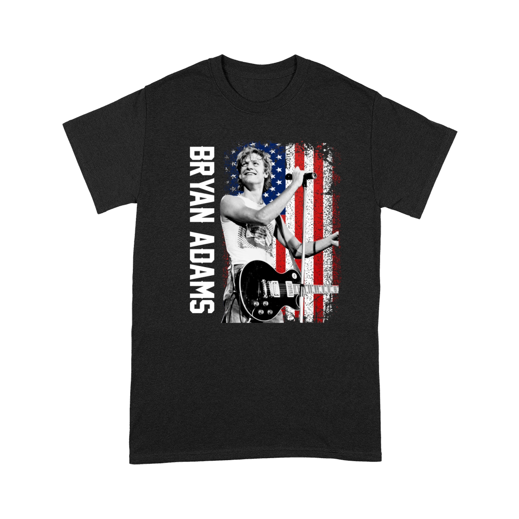 Discover Cool Bryan Adams American Flag Premium T-shirt