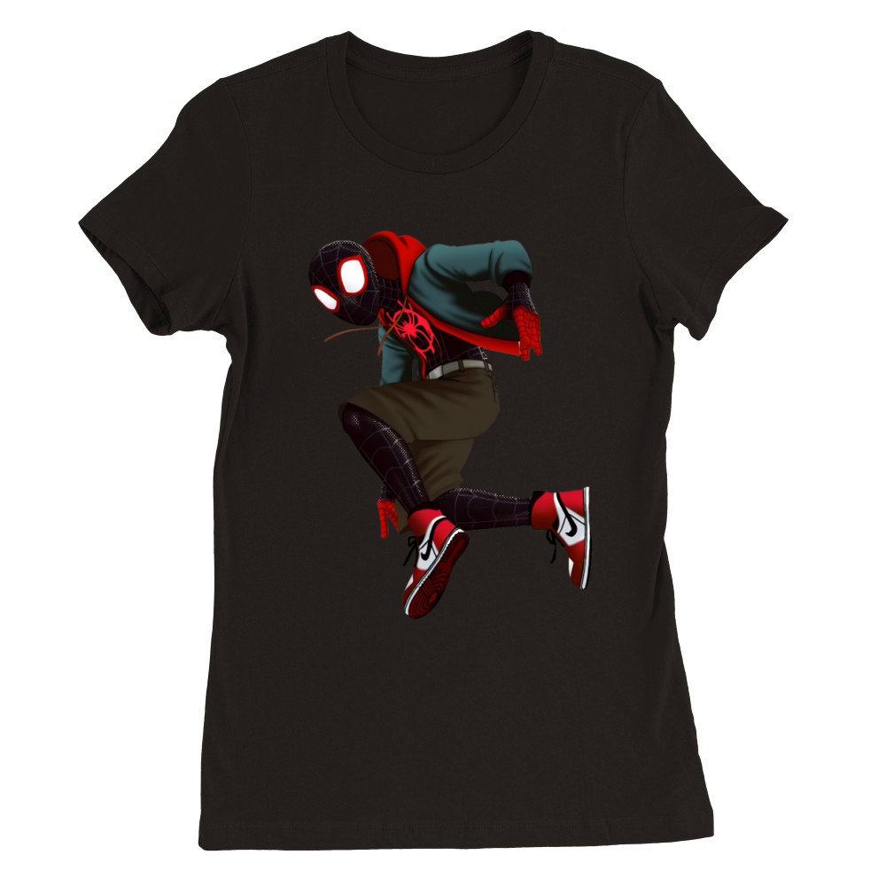 Miles Morales Spider-Verse shirt Premium Womens Crewneck T-shirt