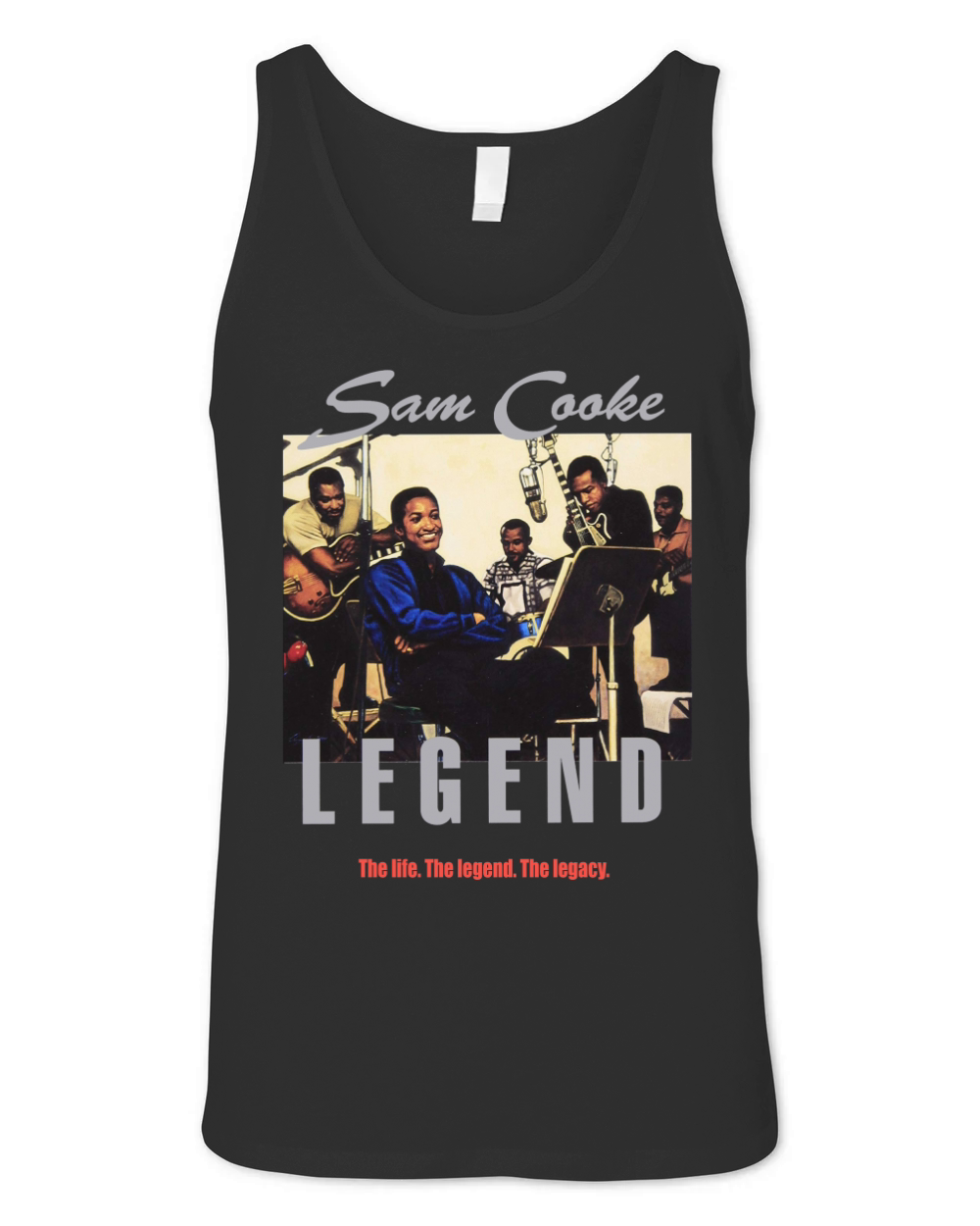 Sam Cooke Legend Tshirt Unisex Jersey Tank