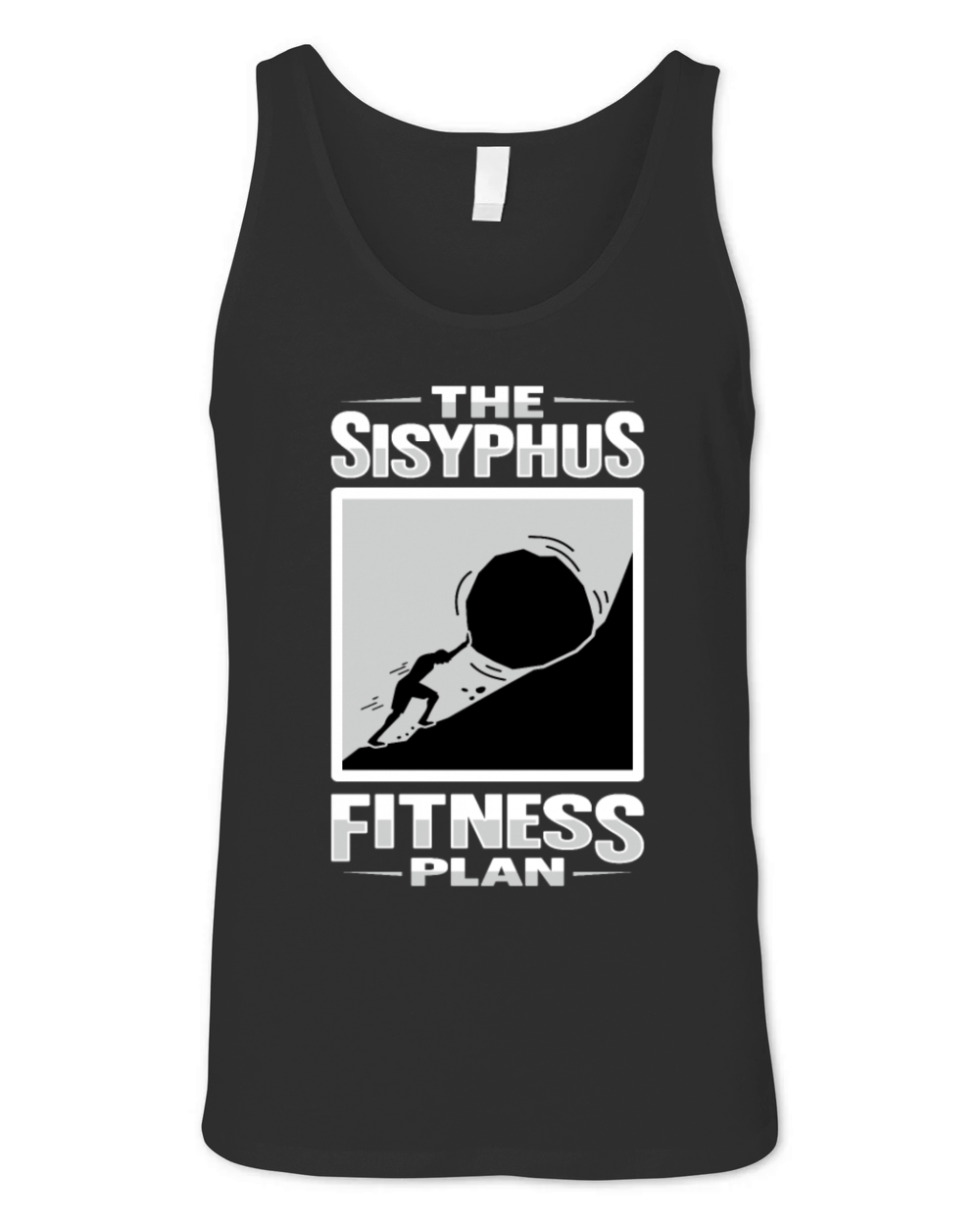 Sisyphus Philosophy Design for a Philosophy Unisex Jersey Tank