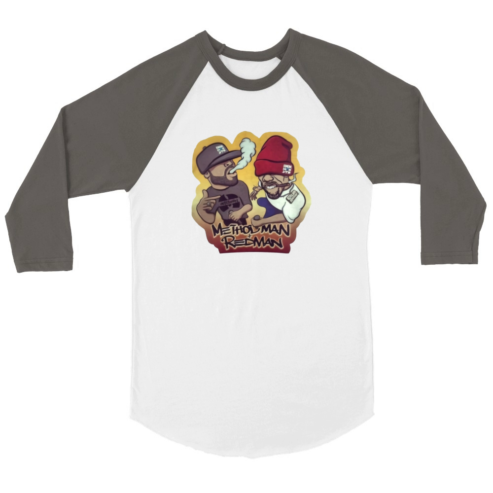 methol man and   REDMAN Unisex ¾ sleeve Raglan T-shirt