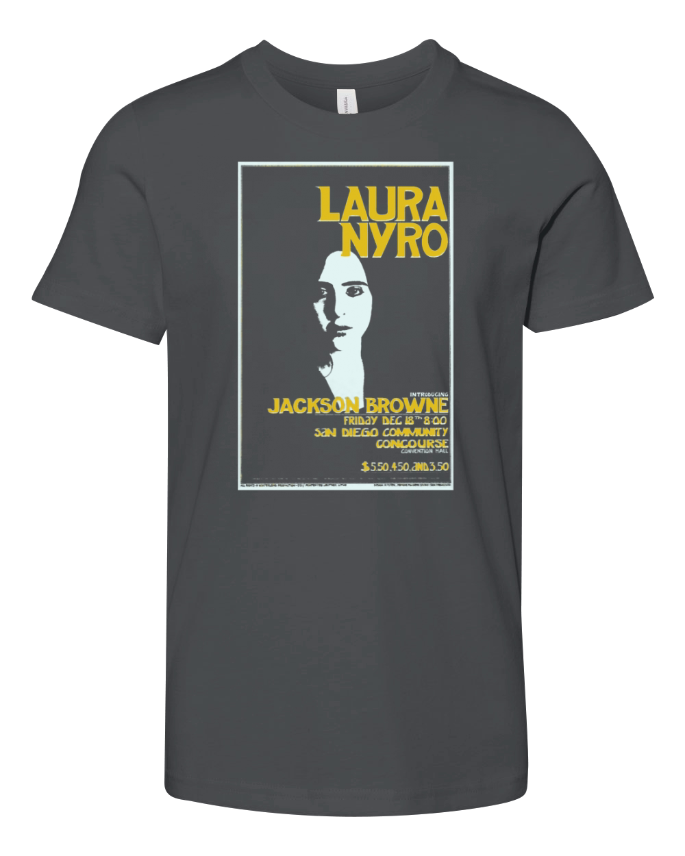Laura Nyro Poster Youth Unisex Jersey Tee