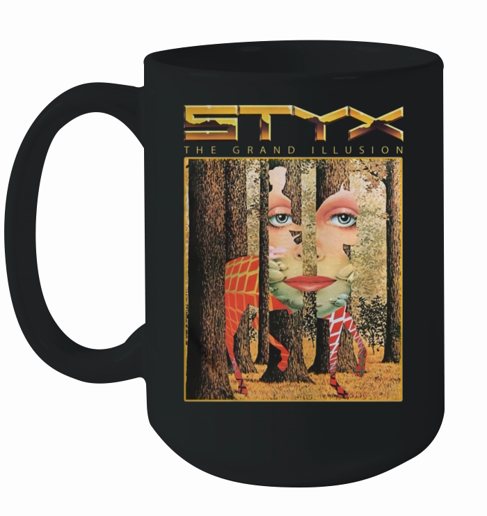 Styx Band  The Grand Illusion Tshirt Ceramic Mug