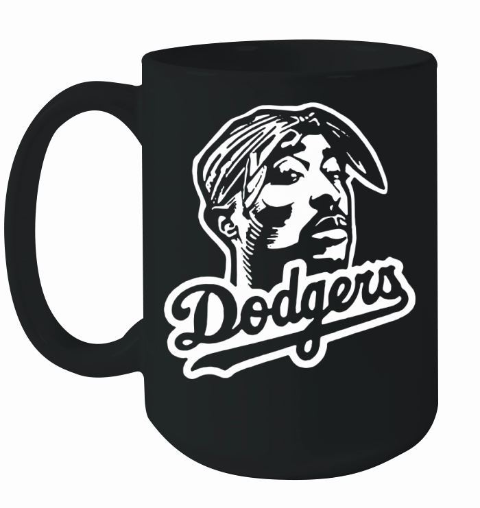 Tupac Shakur. • Los Angeles • Baseball • Dodgers • t-shirt Ceramic Mug