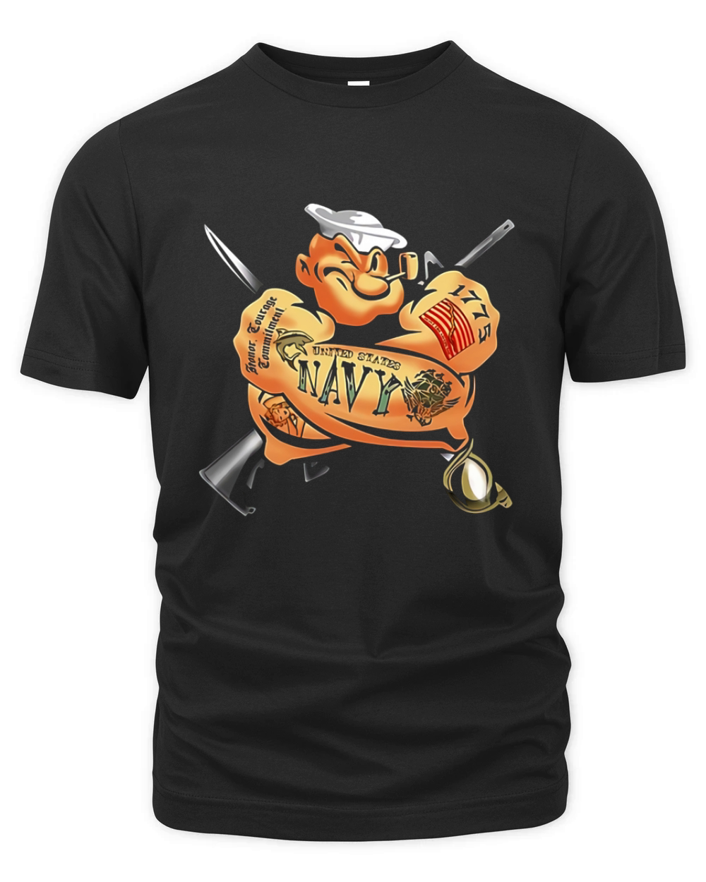 POPEYE GO NAVY Organic Unisex T-shirt