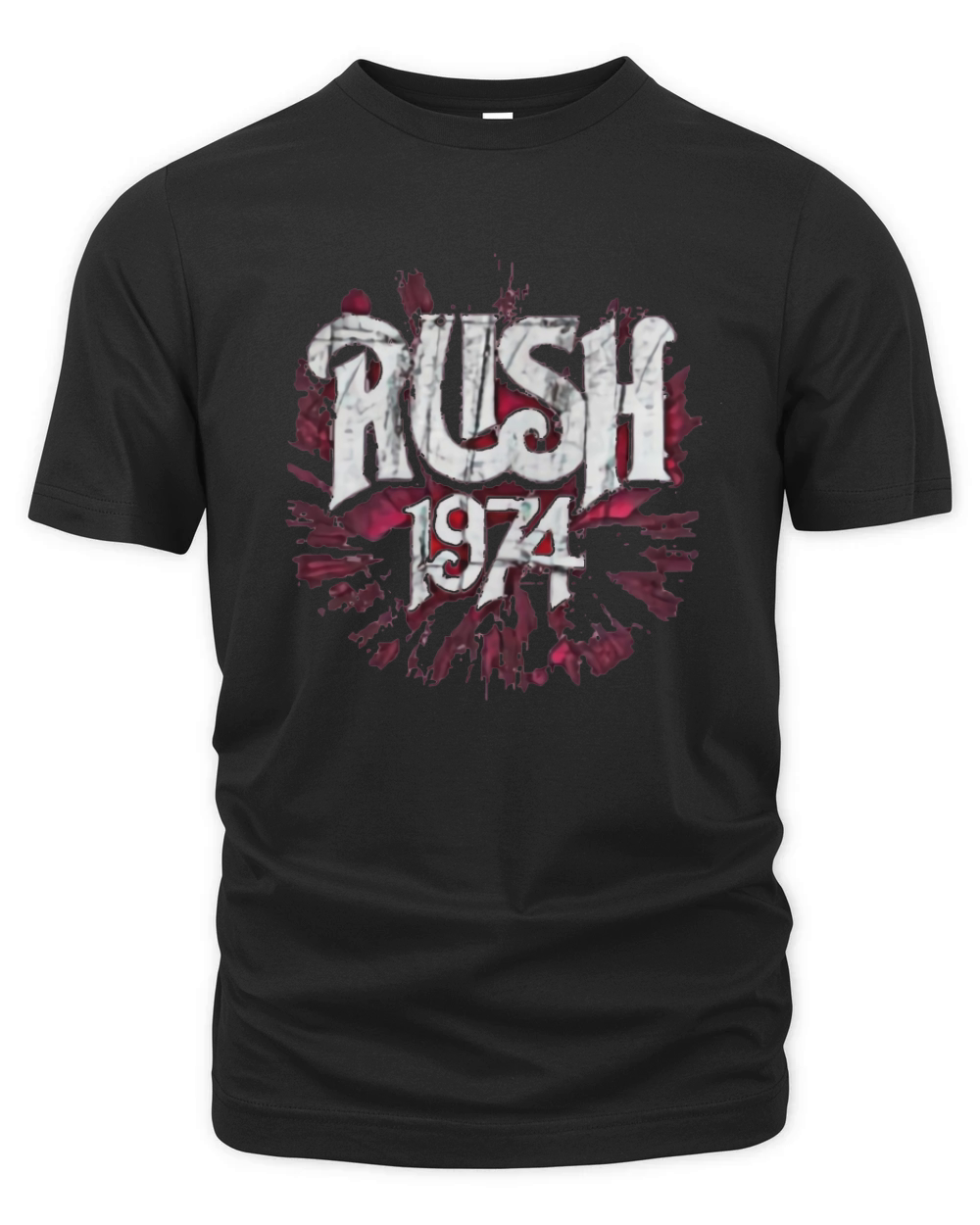 Rush 1974 Logo Progressive Hard Rock Heavy Metal Music Band Organic Unisex T-shirt