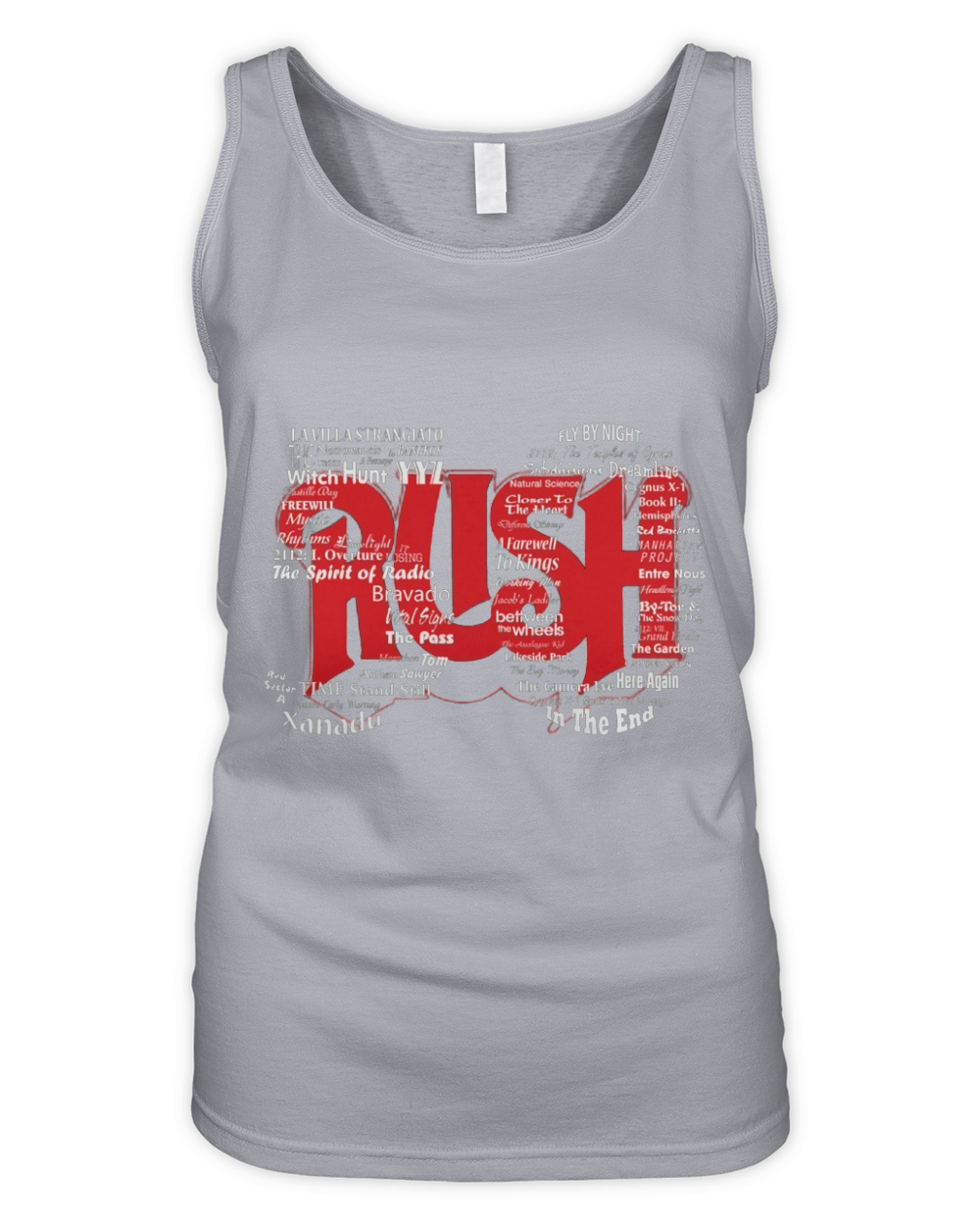 Top 50 songs of Rush band Organic Women's Tank Top